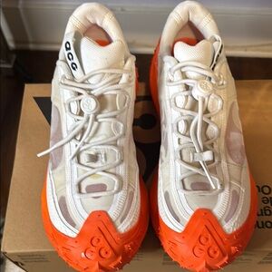 Nike ACG Sneakers White and Orange